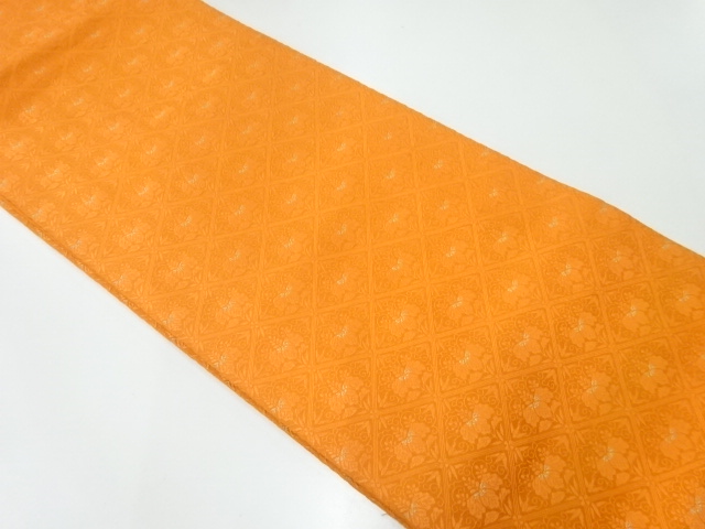 襷に桐模様織出し全通袋帯